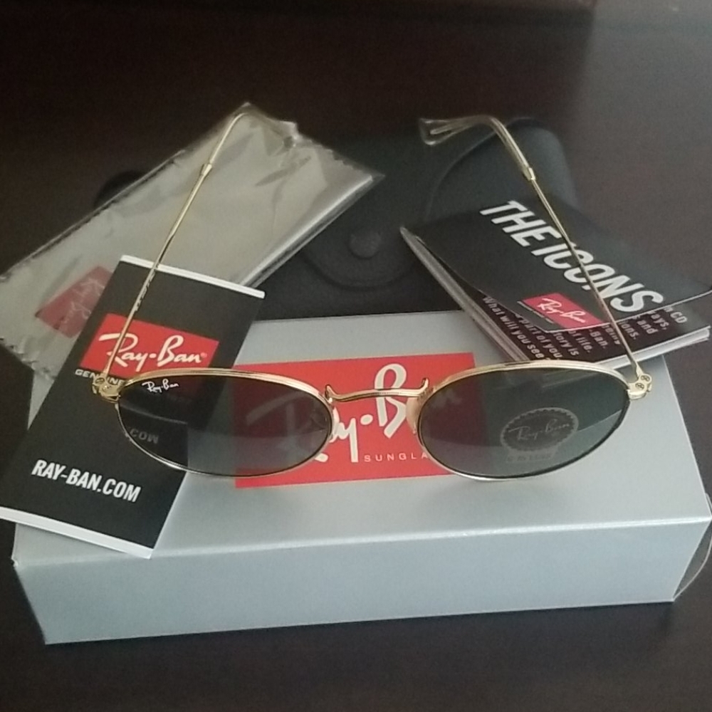 Brand New Ray-Ban RB3447 Round Metal 001 - Picture 2 of 7